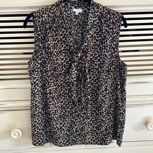 Talbots Leopard Print blouse